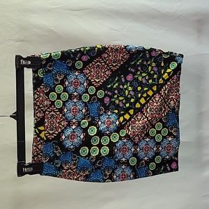 Lily White XS floral mini skirt